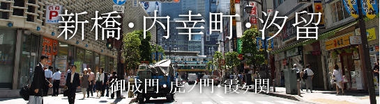 新橋・内幸町・汐留・御成門・虎ノ門･霞ヶ関